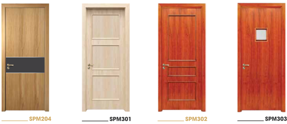 Màu sắc và mẫu mã cửa gỗ chống cháy Huge 2